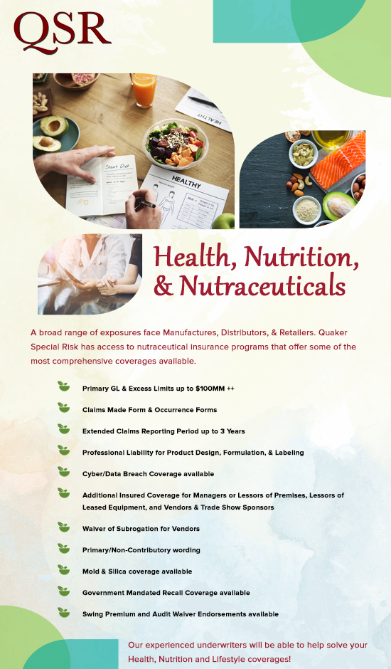 Health, Nutrition, & Nutraceuticals